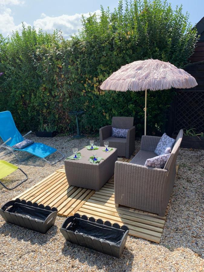 Chalet bord de mer 6 couchages Villa Merville-Franceville-Plage Eksteriør bilde